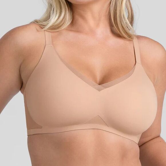 Honeylove CrossOver Bra in Sand (Size Medium 36B 36C)